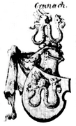 Wappen derer von Cranach in Siebmachers Wappenbuch