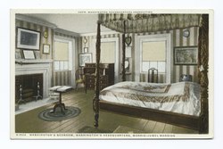 Bedroom from New York City Washington's Bedroom, Washington's Headquarters, New York (NYPL b12647398-74620).tiff