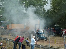 Dualla tractor pulling Welland Steam Rally - tractor pull - geograph.org.uk - 2529795.jpg