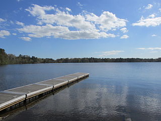 Monponsett Pond Lake in Massachusetts, United States of America