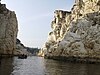 Boat ride through Marble Rocks