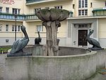 Pelicans for ornamental fountains