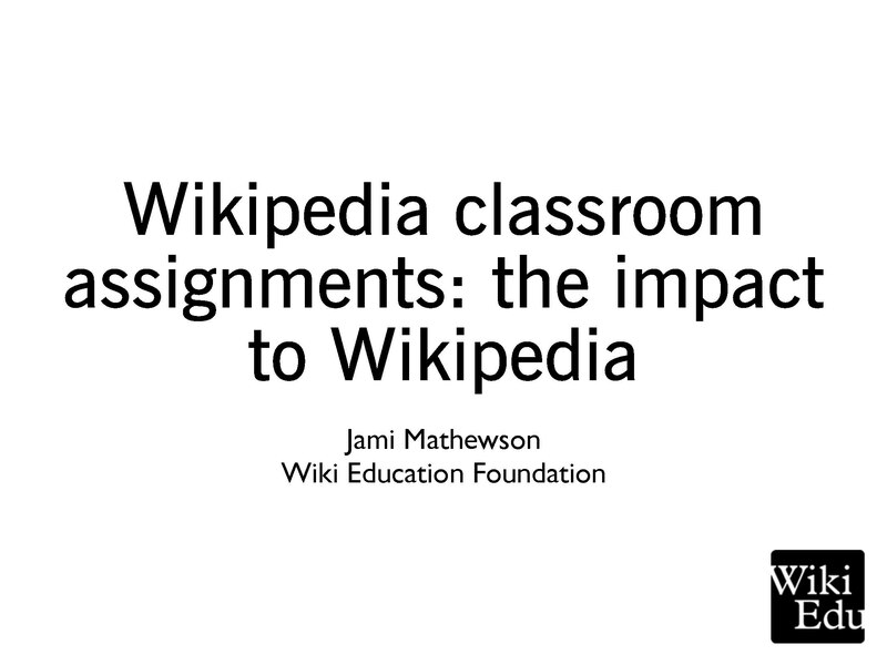 Wiki classes