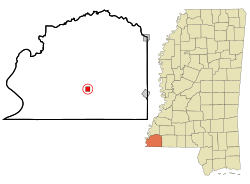 Vị trí trong Quận Wilkinson, Mississippi