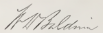 William Delavan Baldwin Signatur.png