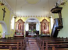 Intérieur de l'Église Sainte-Odile