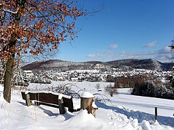 Wolfshagen im Harz di musim dingin