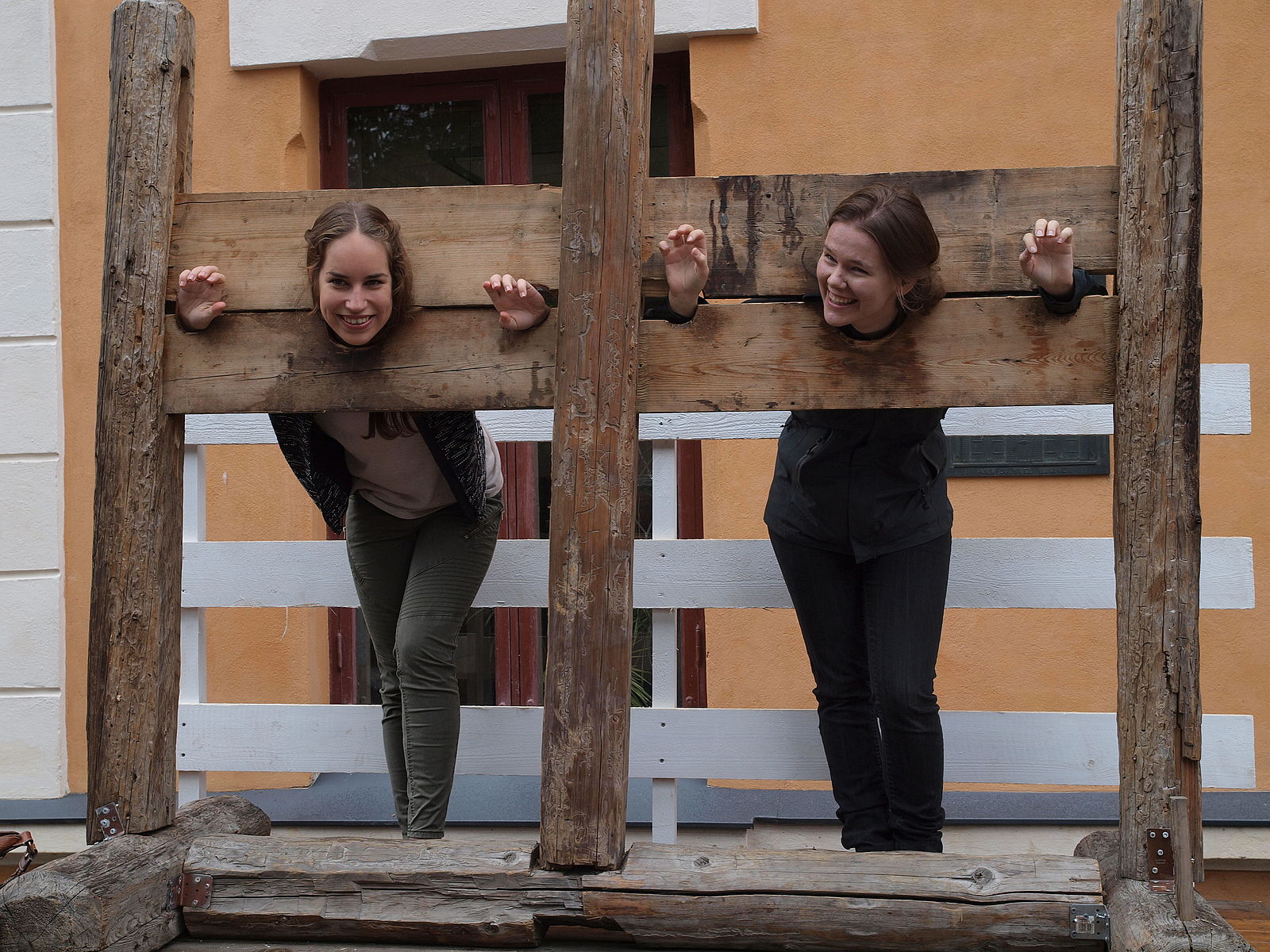 Women in pillory