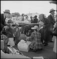 Woodland, California. Families of Japanese ancestry with their baggage at railroad station awaiting . . . - NARA - 537806.jpg