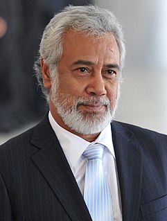 Xanana Gusmão 3rd President and 5th Prime Minister of East Timor