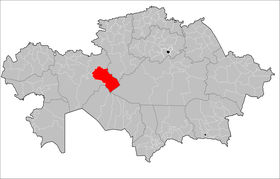 Localisation de District d'Yrgyz