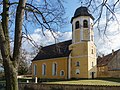 Dorfkirche Zschorna (Kirche (mit Ausstattung), Kirchhof mit Leichenhalle und vor dem Kirchhof befindliche Lindenreihe (Gartendenkmal))