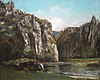 'A Gorge in the Jura', de Gustave Courbet, Museu de Arte de Cincinnati.JPG