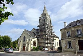 La eklezio de Saint-Germain, en Benais