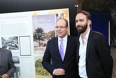 Lancement du livre d’Étienne Chilot Un jardin pour Eugénie préfacé par le Prince Albert II de Monaco 2014