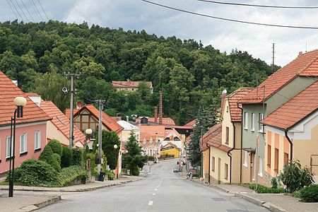 Černá Hora : rue principale..