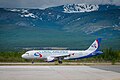 Airbus A320 Авиакомпании Уральские авиалинии в Аэропорту Магадан