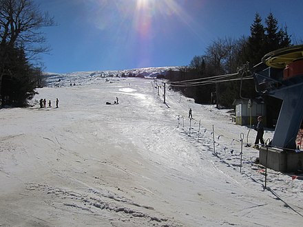 Ski piste in Beklemeto