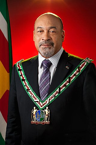 <span class="mw-page-title-main">Dési Bouterse</span> 8th President of Suriname