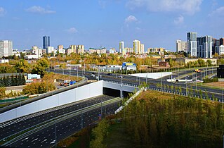 Развязка на пересечении Аметьевской магистрали и Вознесенского тракта с улицей Гвардейской, 2023 год