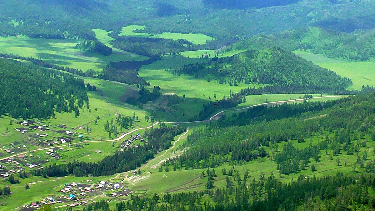 Карта шебалинского района