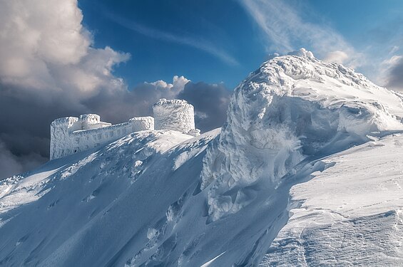 Abandoned Observatory White Elephant, Carpathian National Nature Park. By Taras Dut.