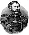 полковник Николай Шлитер, смъртно ранен на Гривишки редут №1, умира от раната