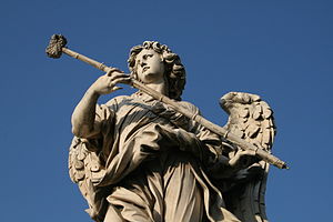 Angel by Antonio Giorgetti, western side of the Ponte Sant'Angelo in Rome, Italy.