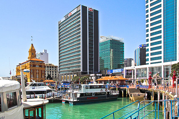 The Auckland waterfront.