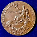 1895 Medaille zum 25. Jahrestag der Schlacht von Loigny für das Infanterie-Regiment "Hamburg", Vorderseite