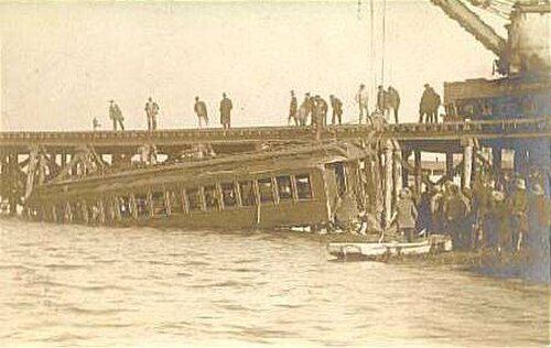 1906 Atlantic City train wreck recovery