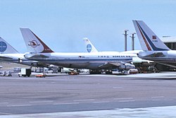 HL7442 - letoun, který byl sestřelen, mezinárodní letiště Honolulu, 15. září 1981