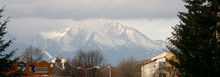 View of the High Tatras from Poprad