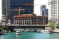 Trump International Hotel and Tower (also known as Trump Tower Chicago) (during construction)