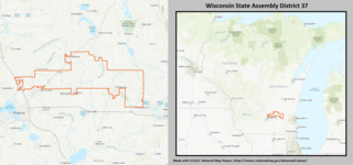 <span class="mw-page-title-main">Wisconsin's 37th Assembly district</span> American legislative district in Dodge County and Fond du Lac County, Wisconsin