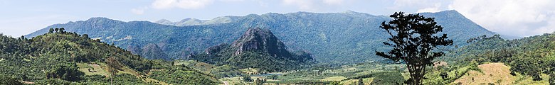 Phi Pan Nam Range from Rte 1148 between Nan and Phayao.