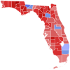 2022 United States Senate election in Florida results map by county.svg