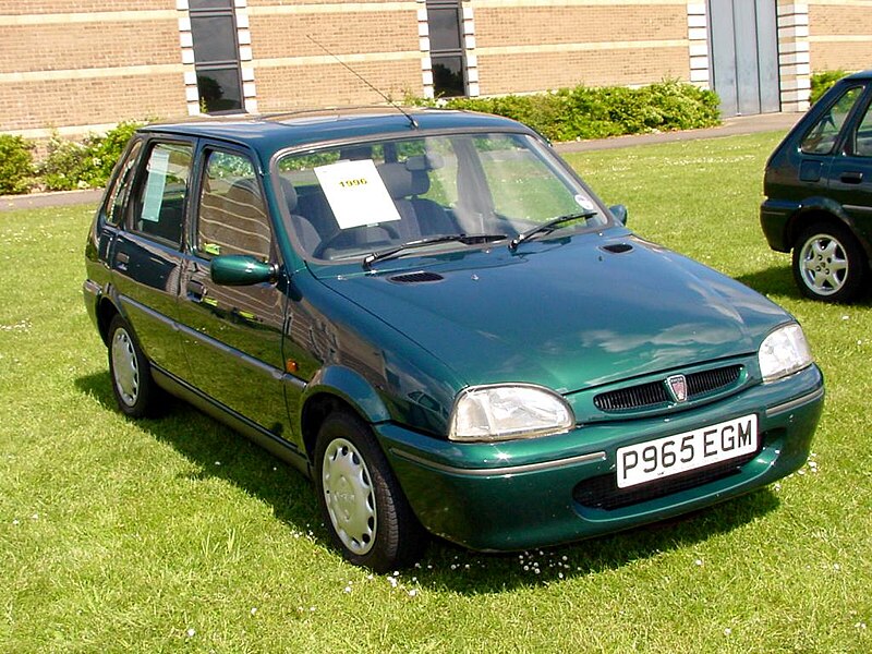 File:243 - 1996 green Rover 100.jpg