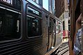 4000-series 'L' car from 1924 turning at Lake-Wabash (34298731884).jpg