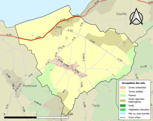 Mappa a colori che mostra l'uso del suolo.