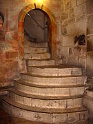 Escadaria sul que leva ao Calvário