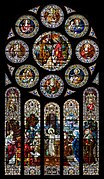5th Joyful Mystery Window (The Finding of Jesus) Cathedral of the Madeleine Salt Lake City 01.jpg
