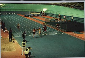 A 60-metre race in Valencia in 2005 60 metres.jpg