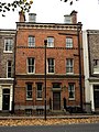 78 Bootham, York. Town house and attached railings. 1862. Grade II listed.