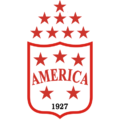 Escudo del América utilizado entre 2008 y 2012.