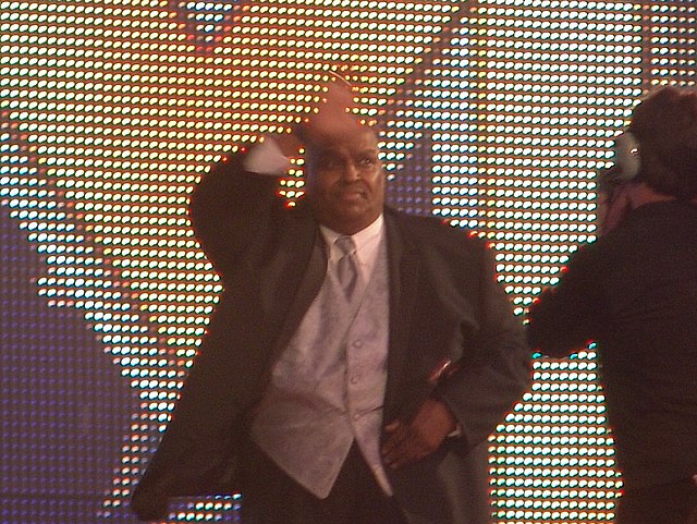 Abdullah the Butcher at his WWE Hall of Fame induction in 2011