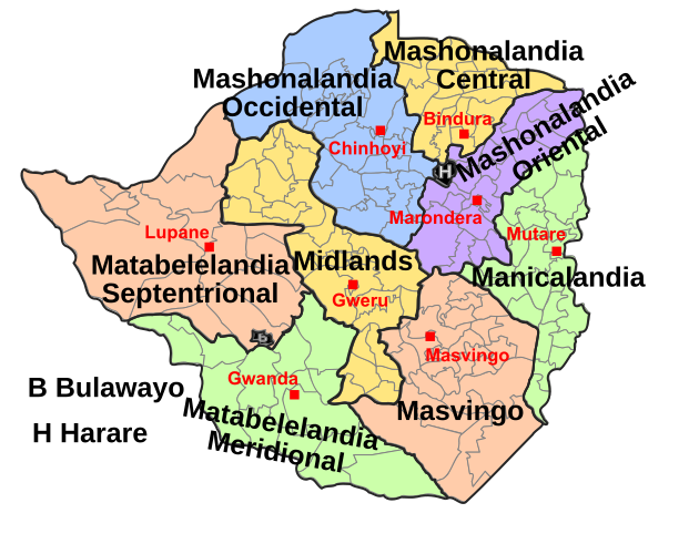 File:Administrative Divisions of Zimbabwe-es.svg