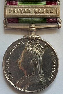 Boehm's Afghanistan Medal (1881) Afghan Medal obverse.jpg
