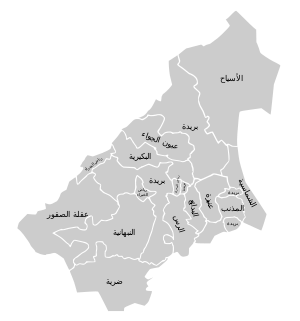 Al Qaseem Region - Provinces labels.svg