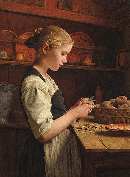 File:Albert Anker - Kartoffelschälendes Mädchen (1886).jpg